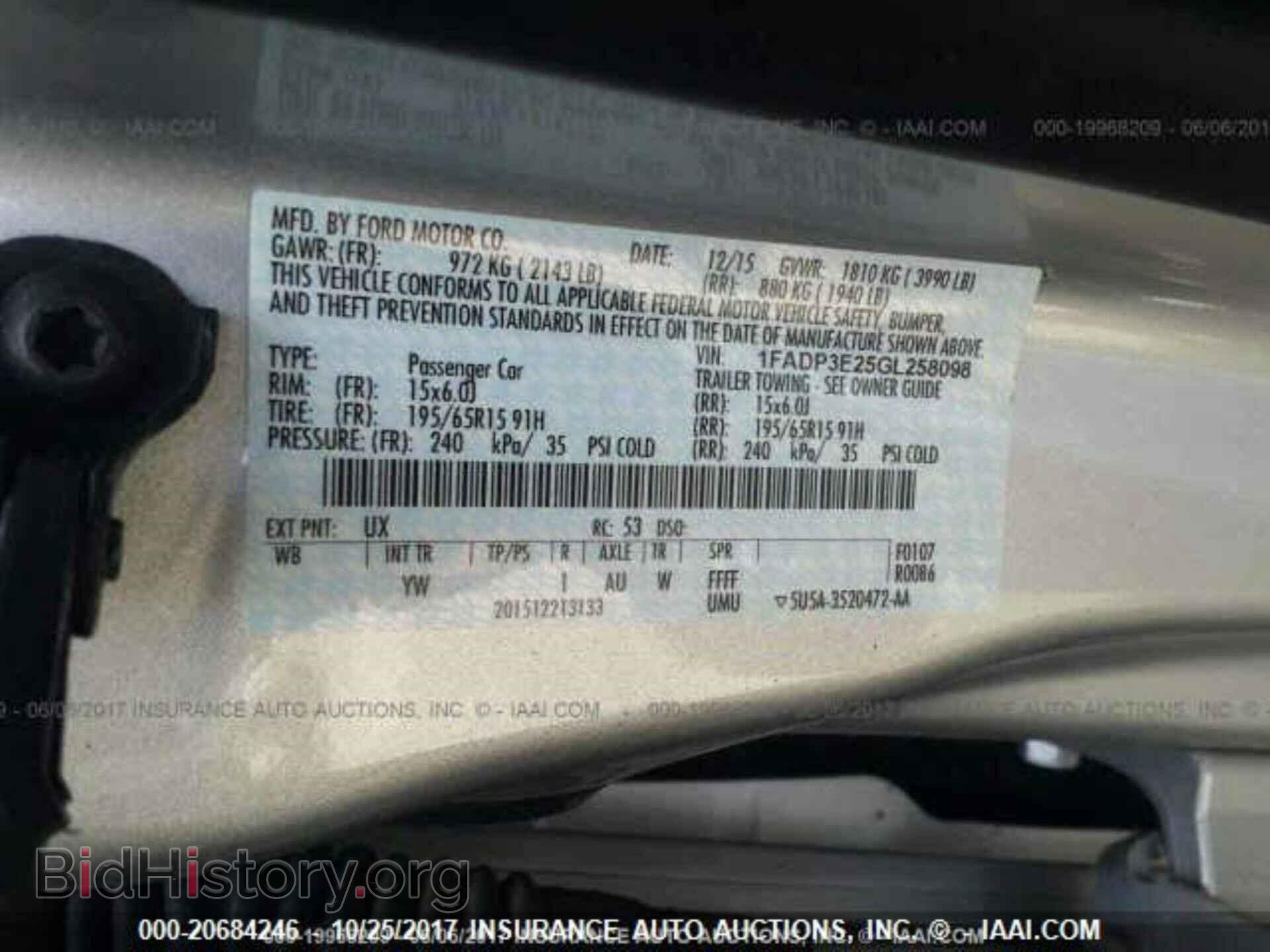 2016 FORD FOCUS - VIN: 1FADP3E25GL258098 - Photo 9