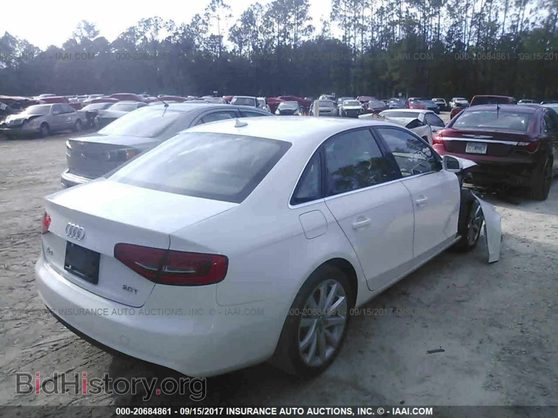 2013 Audi A4 - VIN: WAUAFAFL1DN048073 - Photo 4