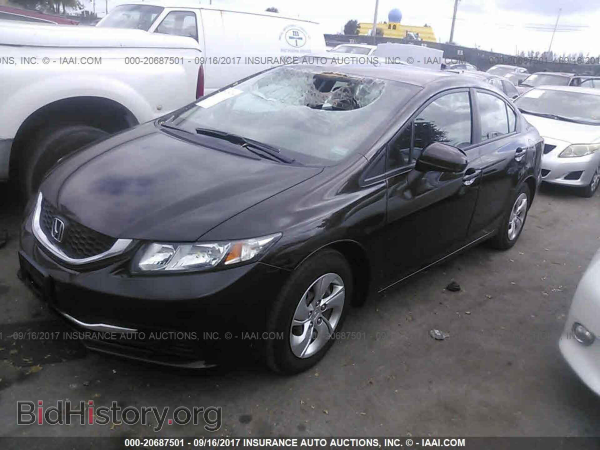 2014 Honda Civic - VIN: 2HGFB2F59EH536159 - Фото 2