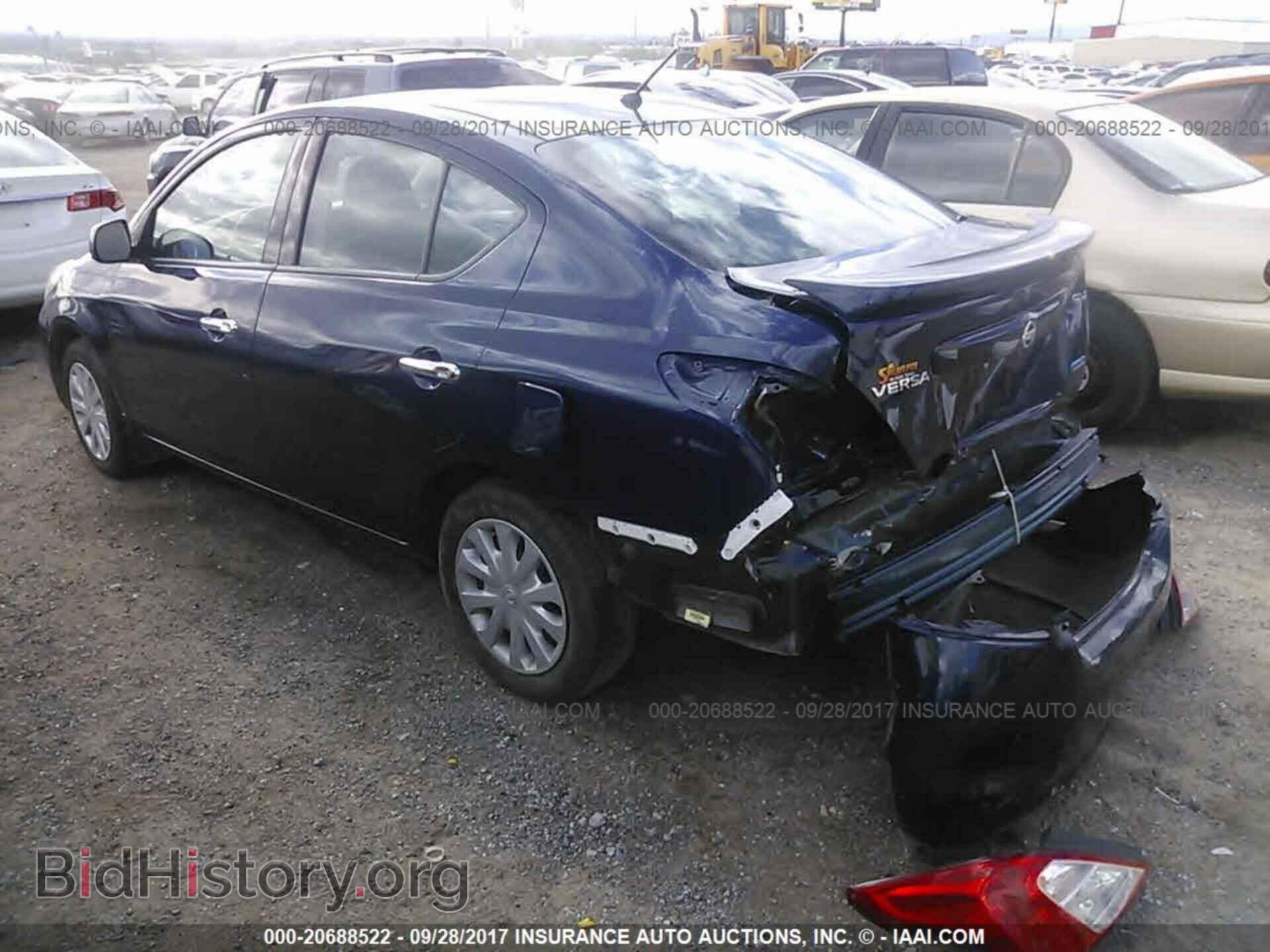 2014 Nissan Versa - VIN: 3N1CN7AP9EK454298 - Фото 3