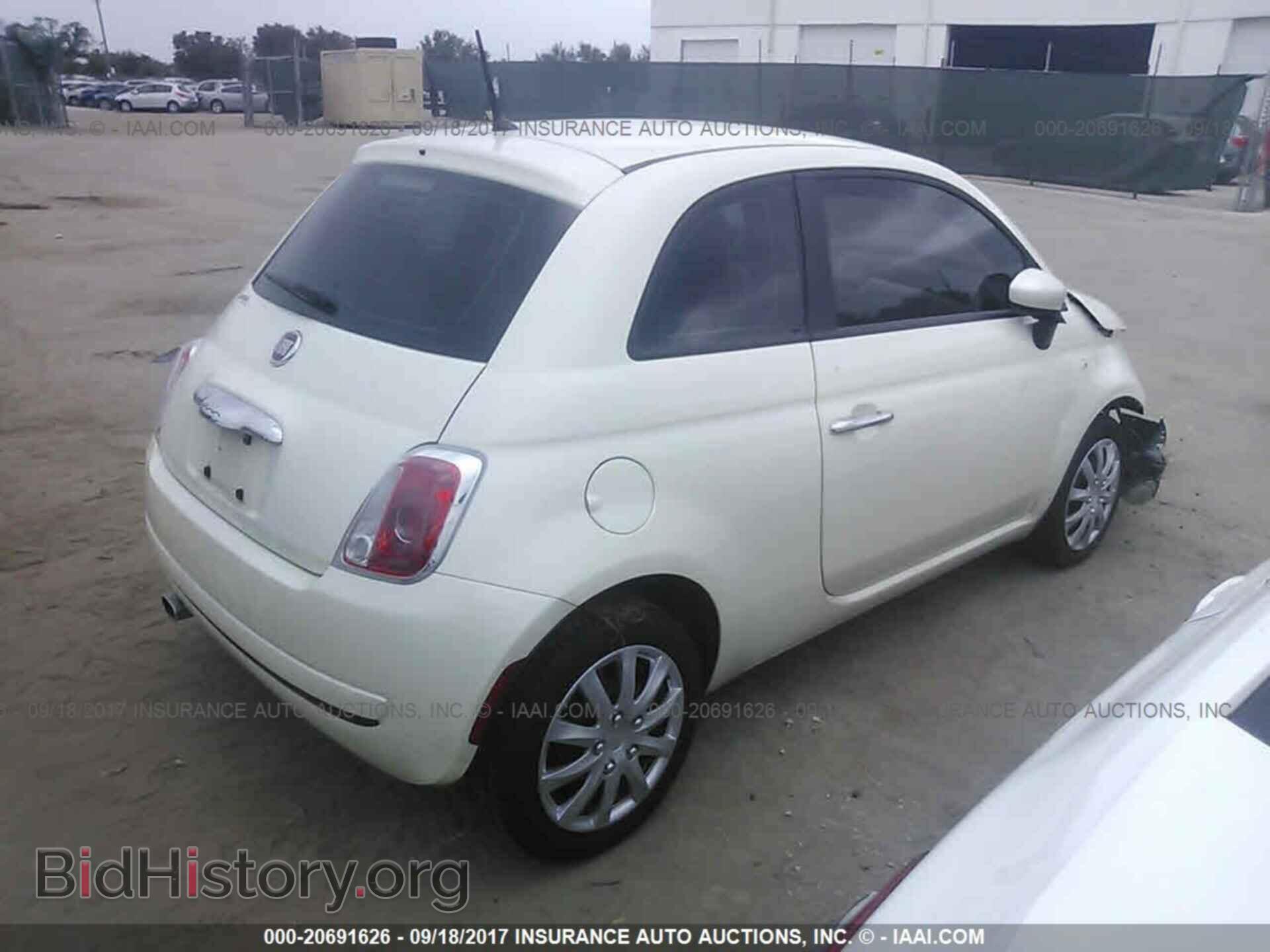 2012 Fiat 500 - VIN: 3C3CFFAR0CT189630 - Фото 4