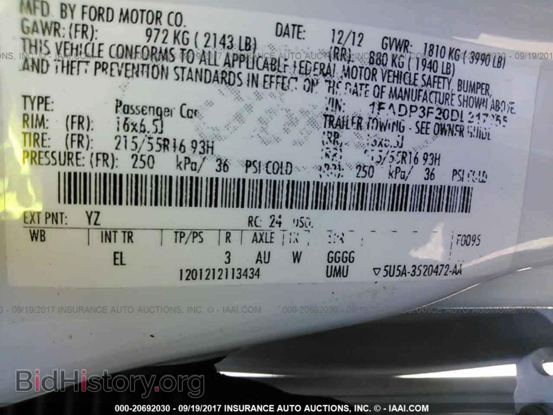 2013 Ford Focus - VIN: 1FADP3F20DL217355 - Photo 9