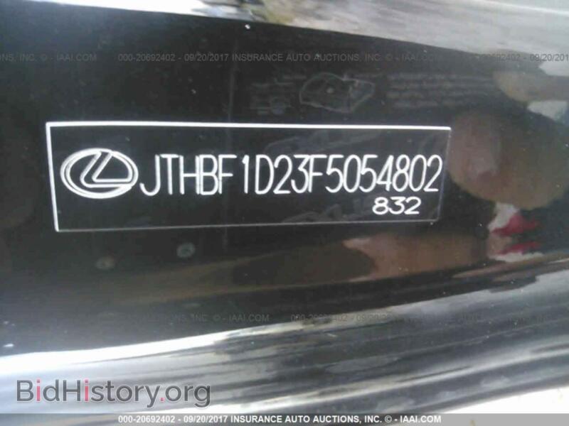 2015 Lexus IS (VIN JTHBF1D23F5054802) — фото 9 из 10