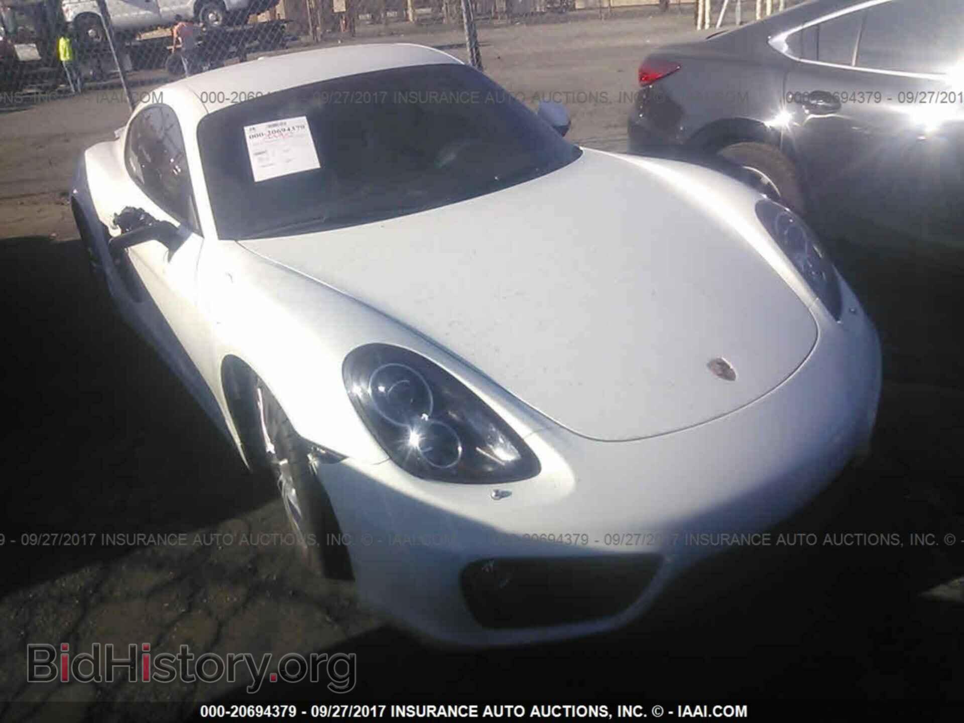 Фотография WP0AA2A89FK160814 - Porsche Cayman 2015