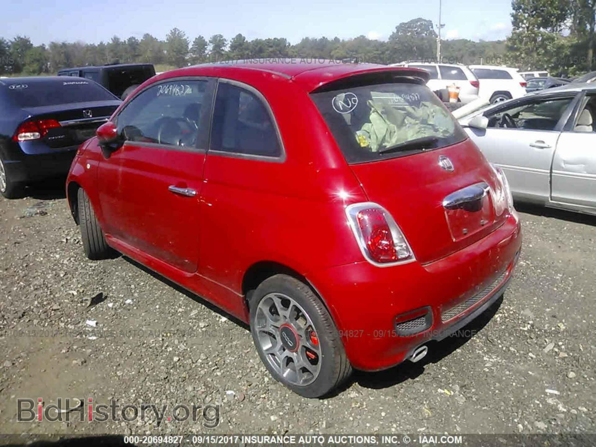 2013 Fiat 500 - VIN: 3C3CFFBR7DT740684 - Фото 3