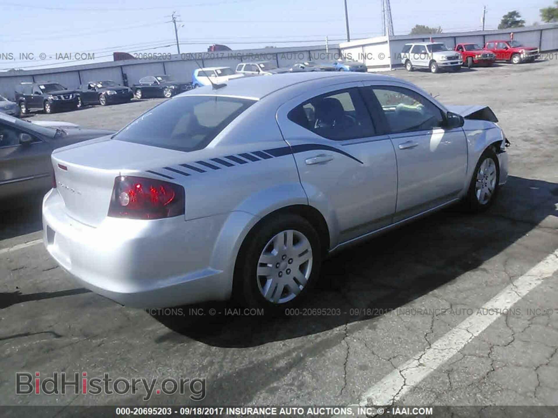 2012 Dodge Avenger - VIN: 1C3CDZAB5CN325356 - Фото 4