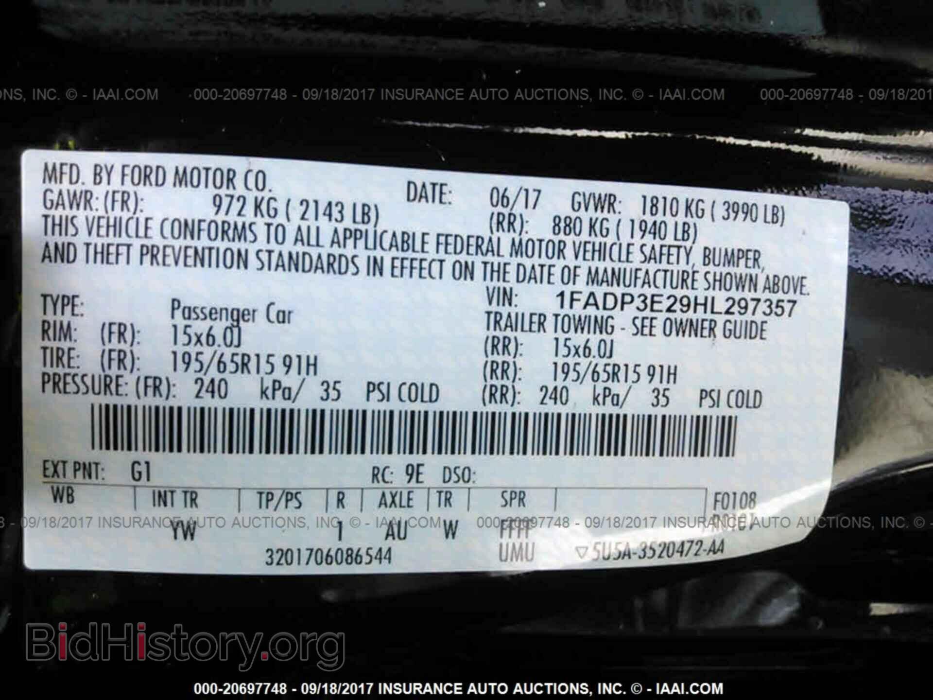 2017 Ford Focus - VIN: 1FADP3E29HL297357 - Photo 9