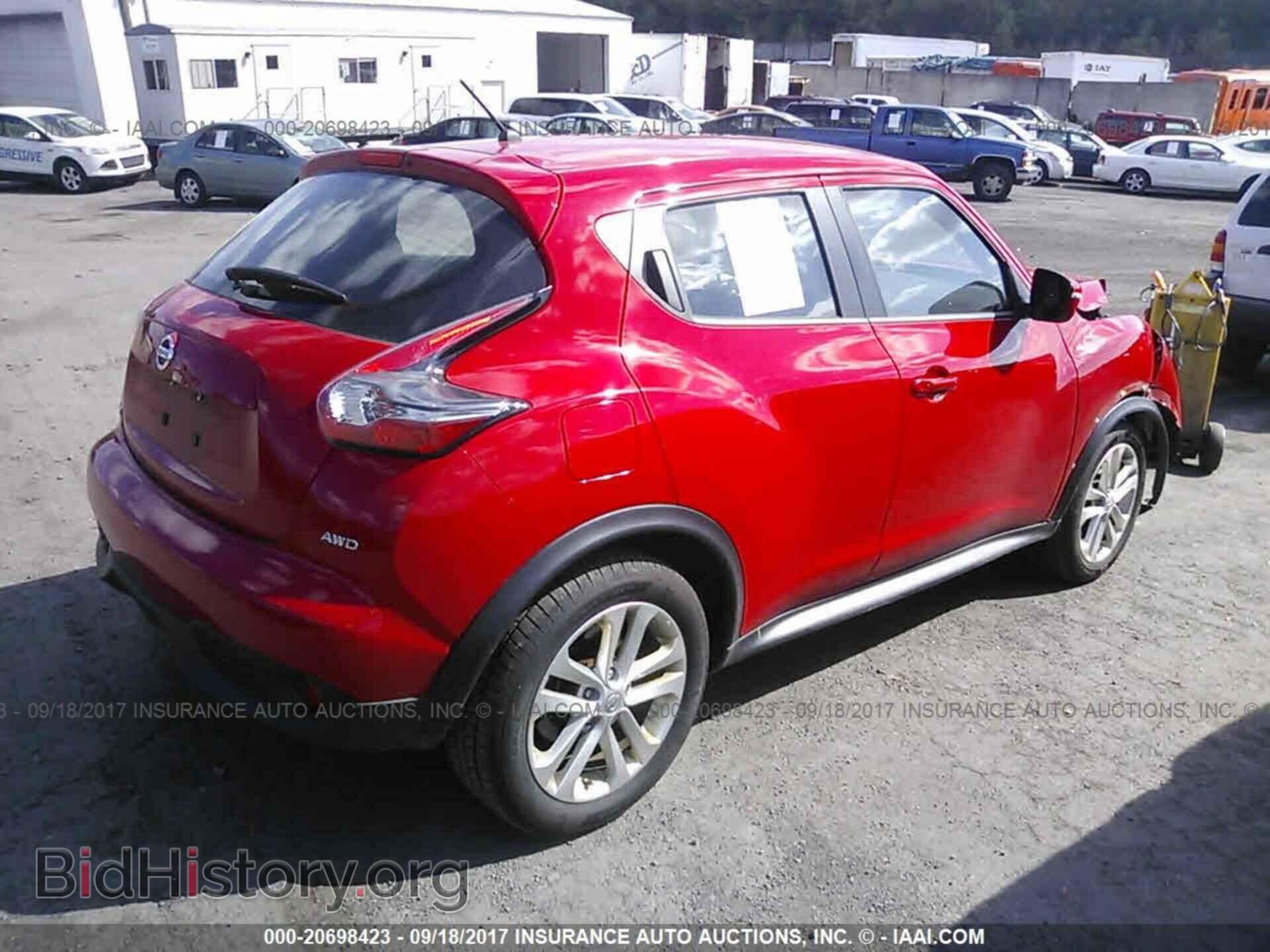 2015 Nissan Juke - VIN: JN8AF5MVXFT556060 - Фото 4