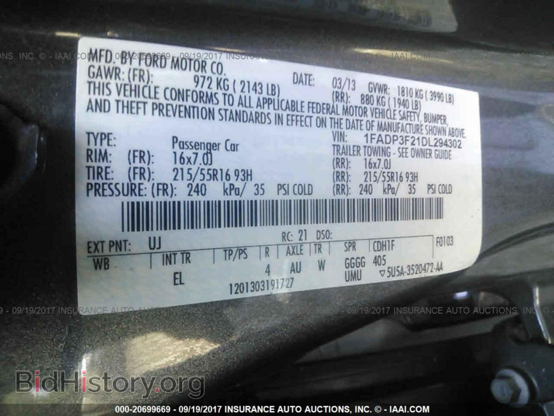 2013 Ford Focus - VIN: 1FADP3F21DL294302 - Photo 9