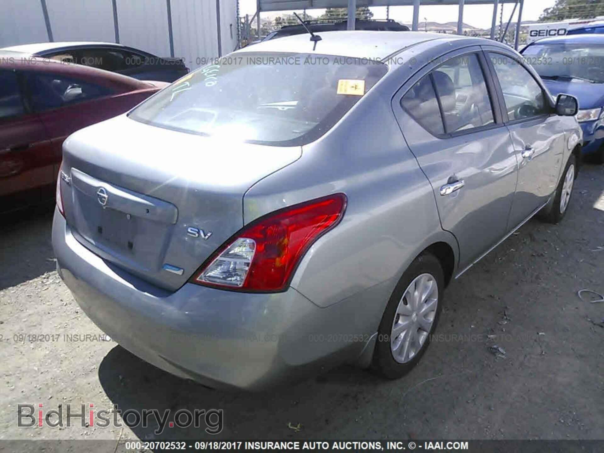 2012 Nissan Versa - VIN: 3N1CN7AP2CL867672 - Фото 4