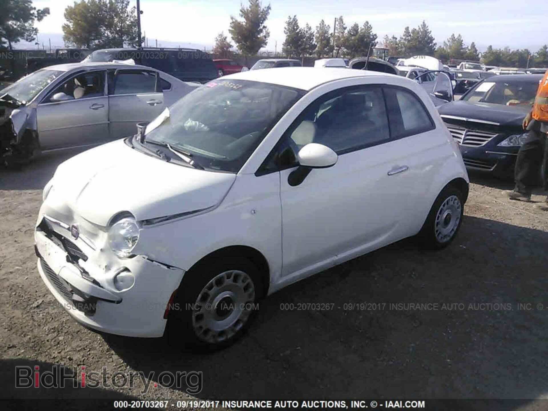 2015 Fiat 500 - VIN: 3C3CFFAR5FT570572 - Photo 2