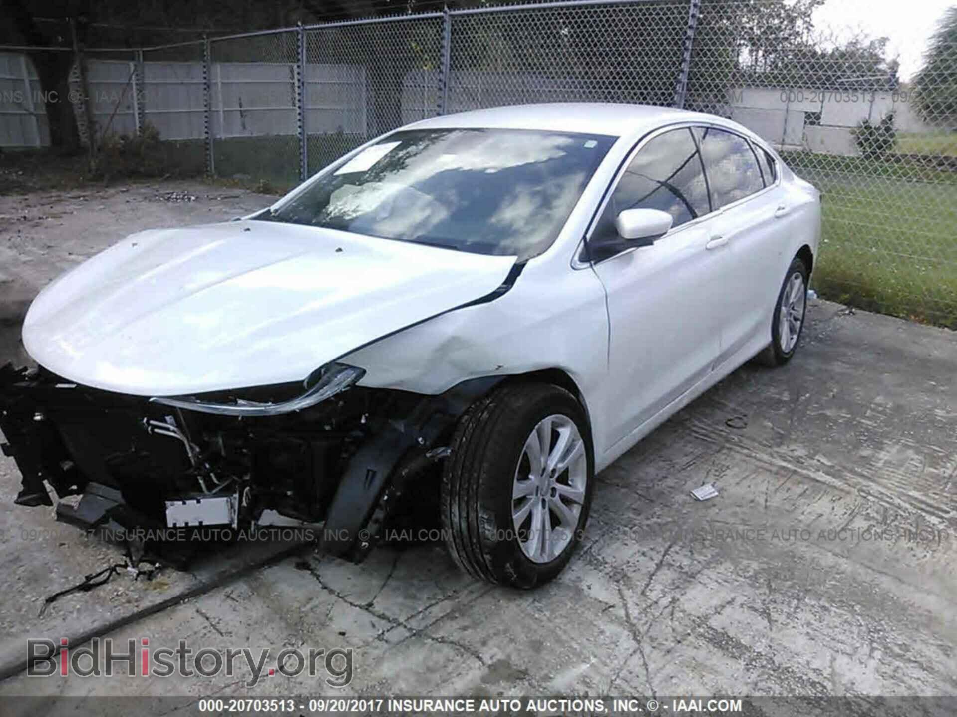 2016 Chrysler 200 - VIN: 1C3CCCAB7GN129277 - Фото 2