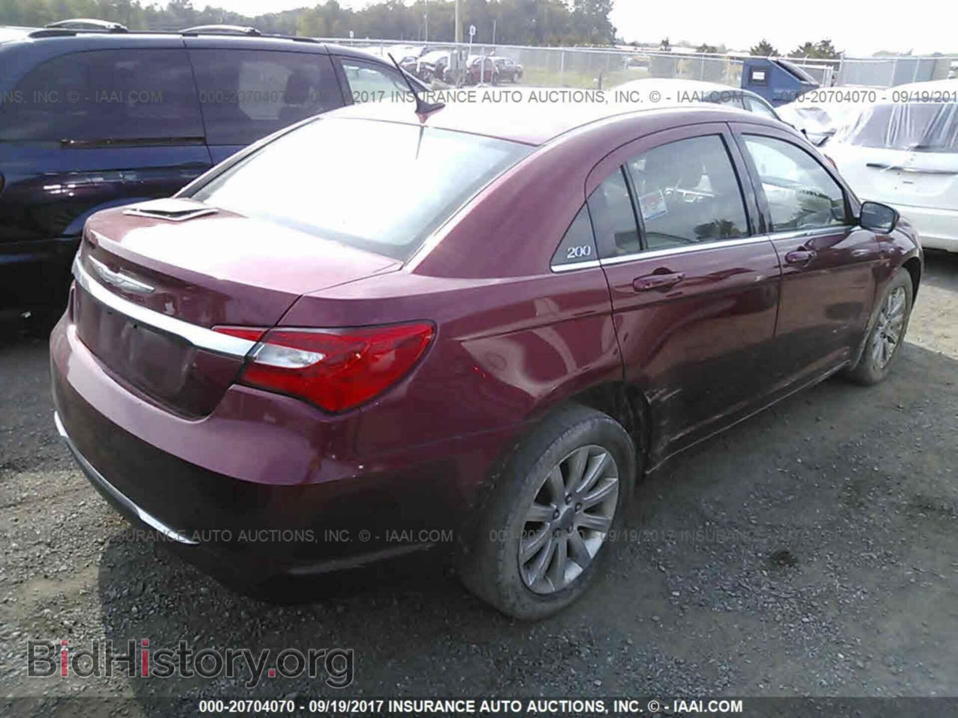 2012 Chrysler 200 - VIN: 1C3CCBBBXCN109186 - Фото 4