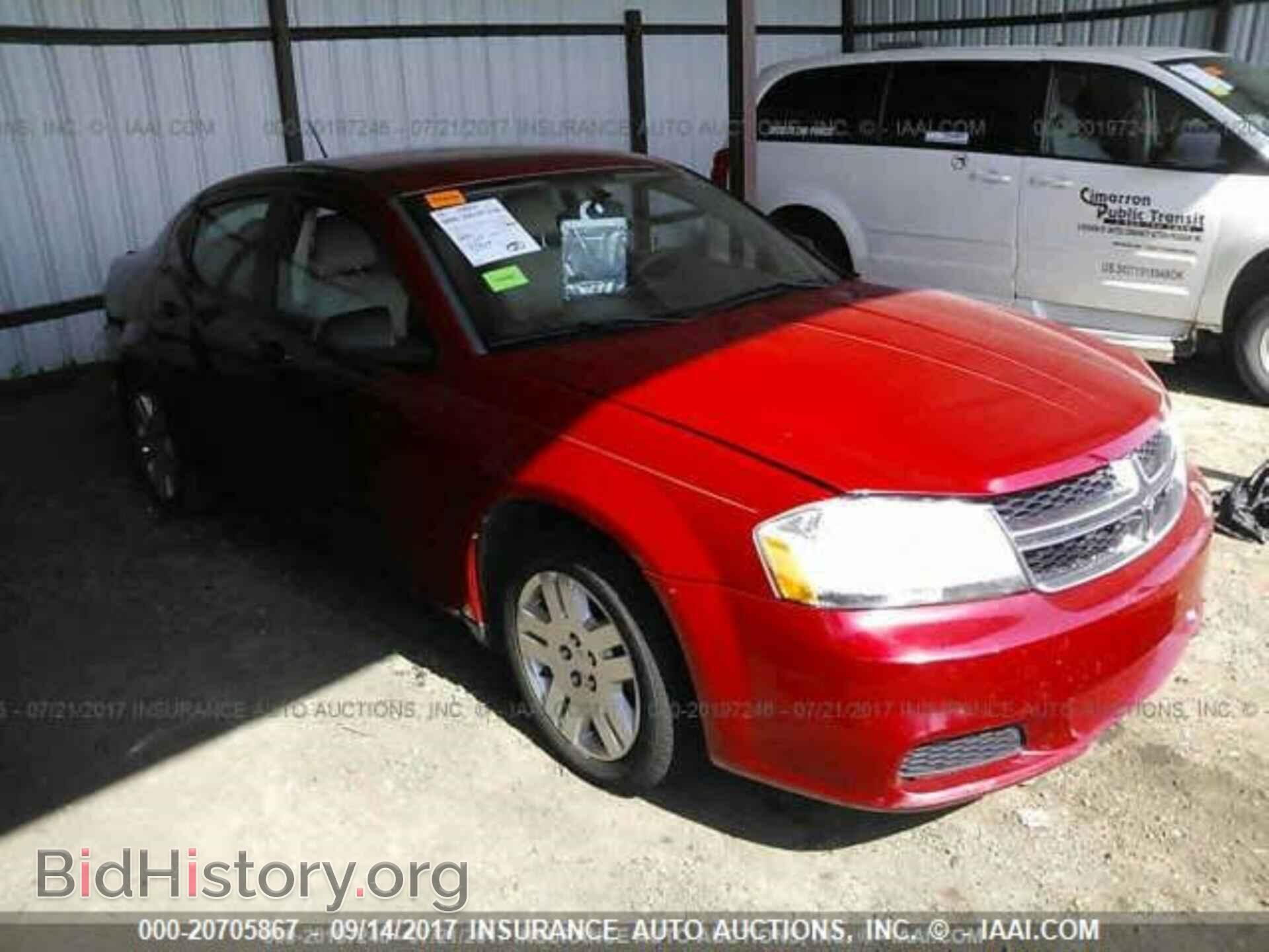 Photo 1C3CDZAB6DN731292 - Dodge Avenger 2013