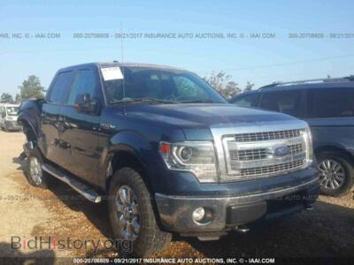 2014 Ford F150, синий — VIN 1FTFW1EF2EFA10237, IAAI