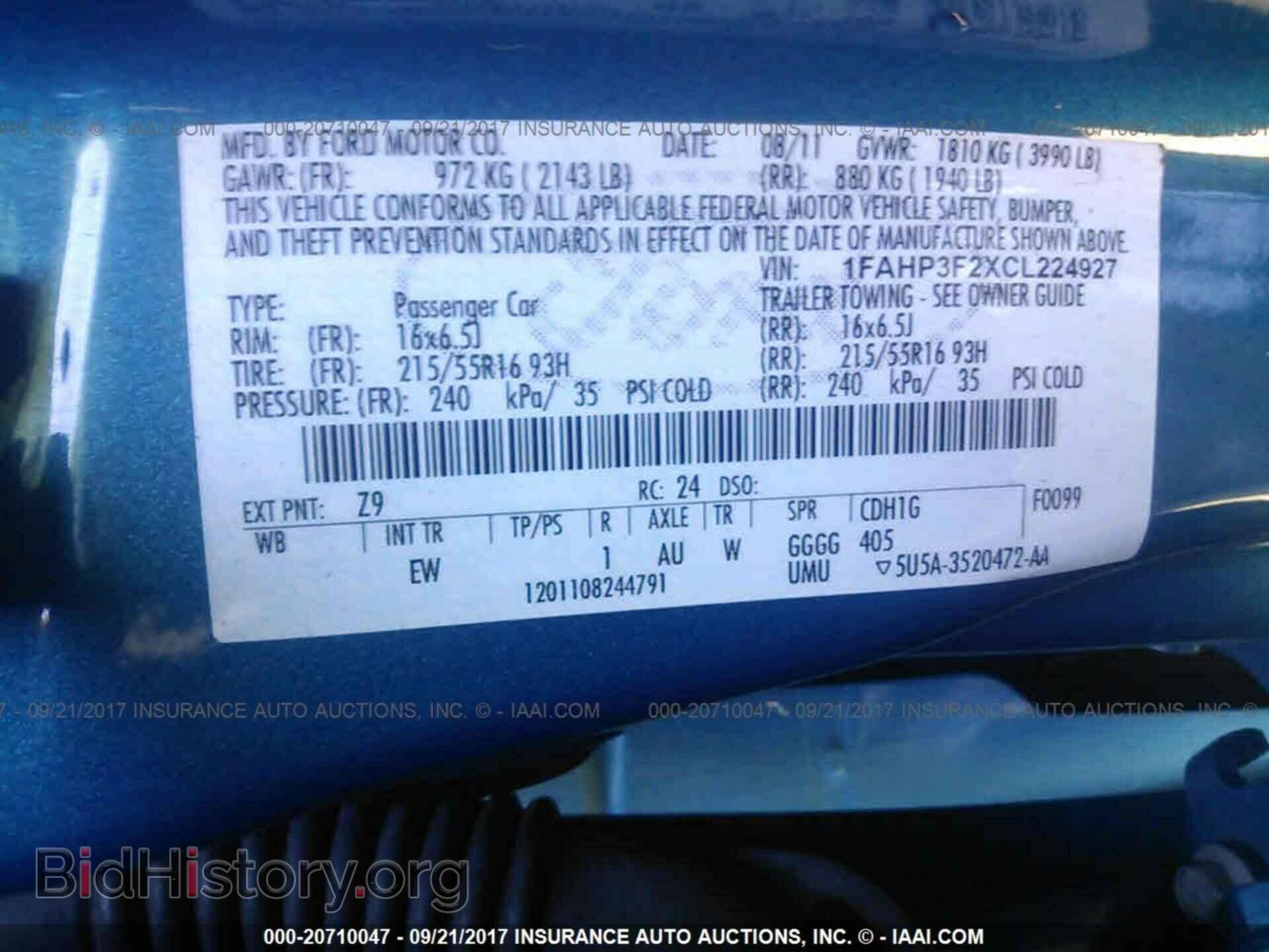 2012 Ford Focus - VIN: 1FAHP3F2XCL224927 - Photo 9