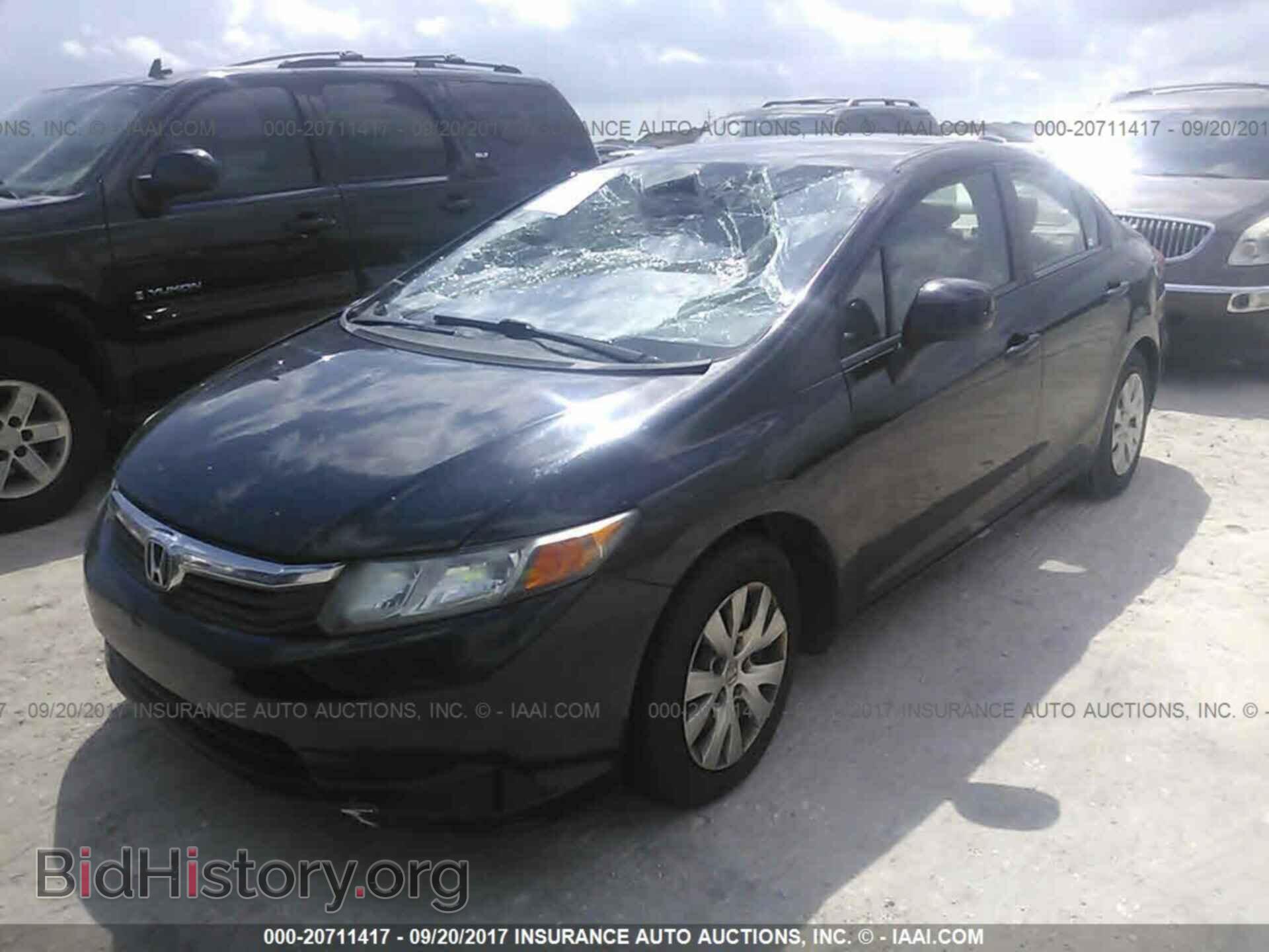 2012 Honda Civic - VIN: 19XFB2F53CE051605 - Фото 2