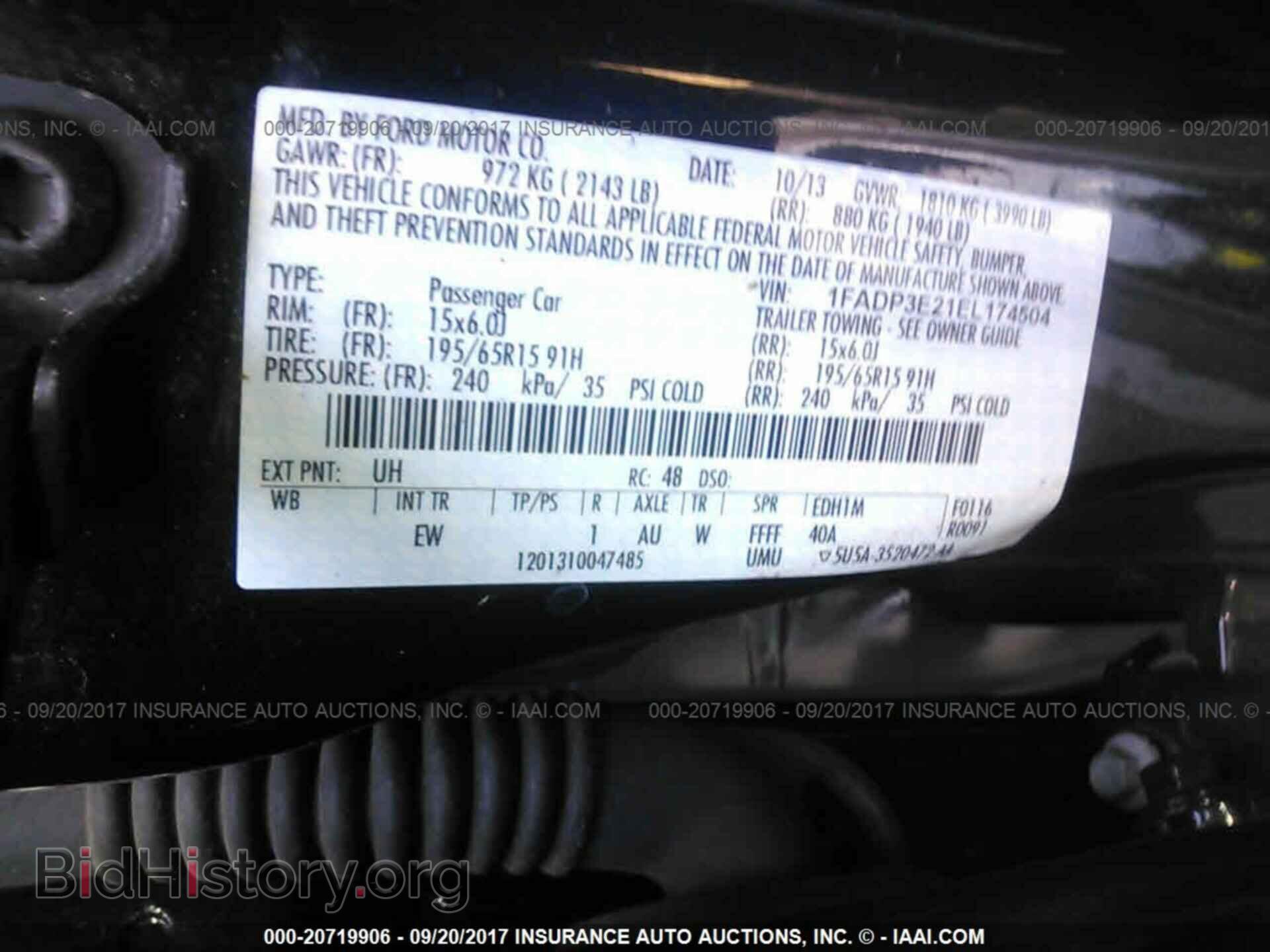 2014 Ford Focus - VIN: 1FADP3E21EL174504 - Фото 9