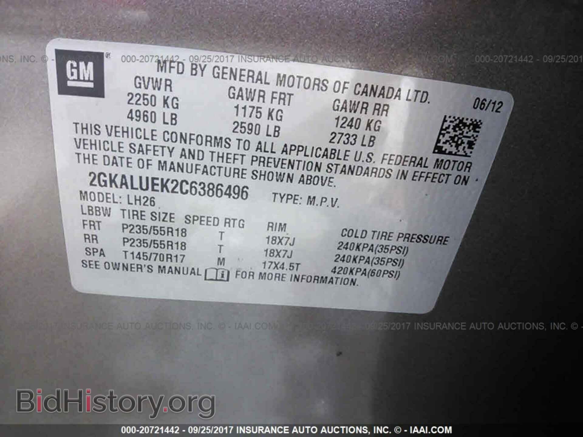 2012 Gmc Terrain - VIN: 2GKALUEK2C6386496 - Photo 9