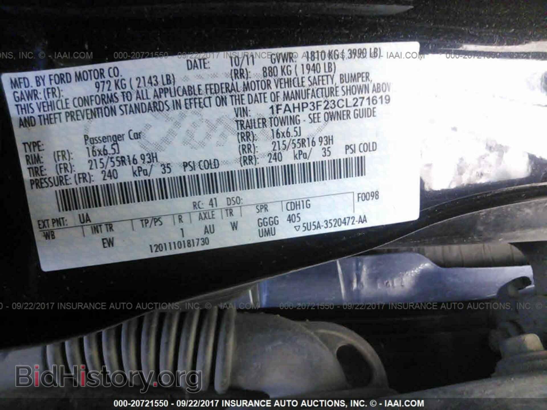 2012 Ford Focus - VIN: 1FAHP3F23CL271619 - Photo 9