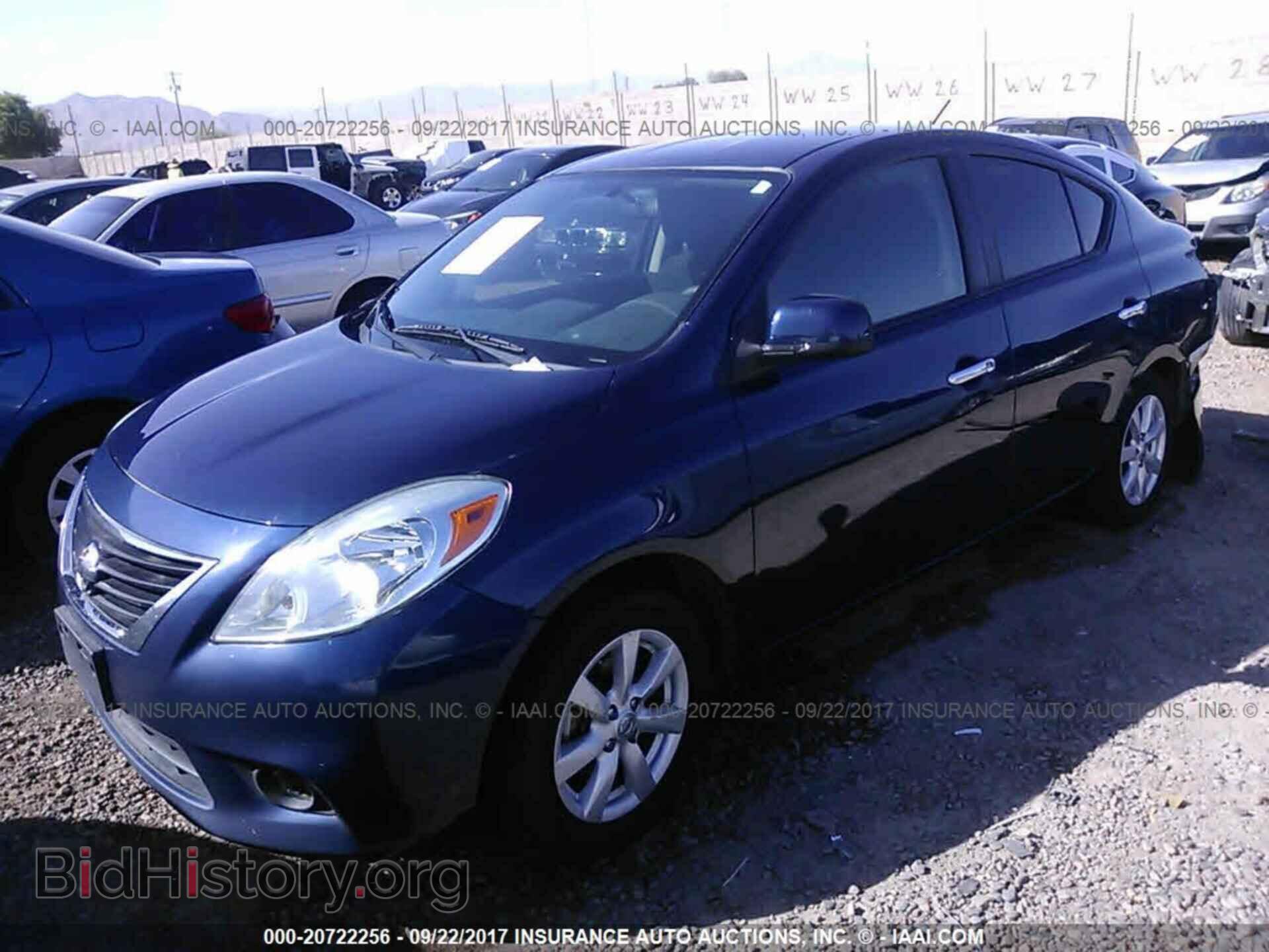2012 Nissan Versa - VIN: 3N1CN7AP6CL803473 - Фото 2
