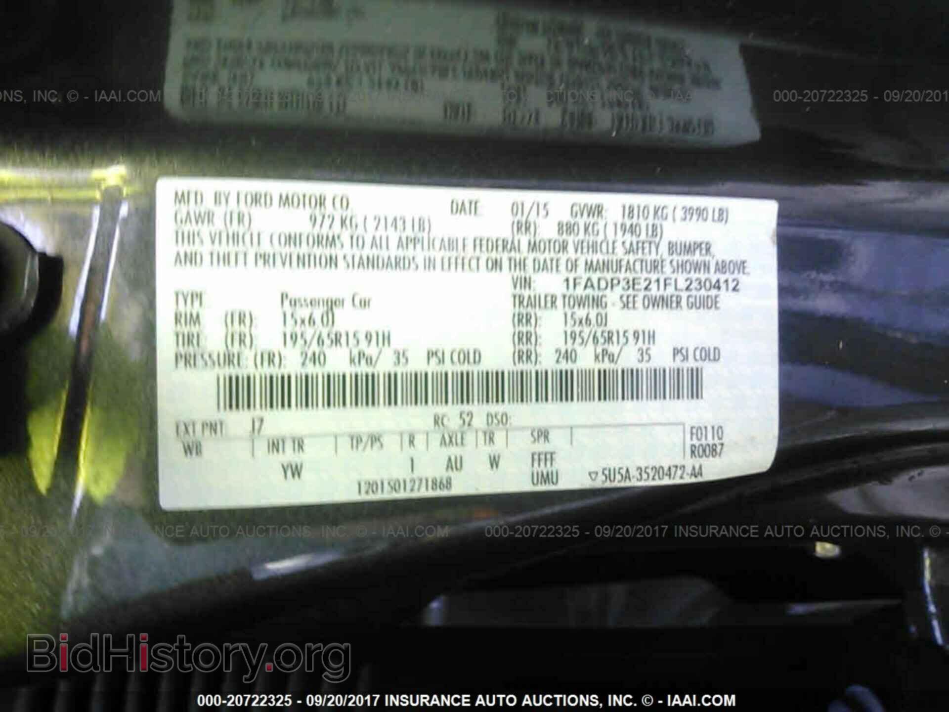 2015 Ford Focus - VIN: 1FADP3E21FL230412 - Photo 9
