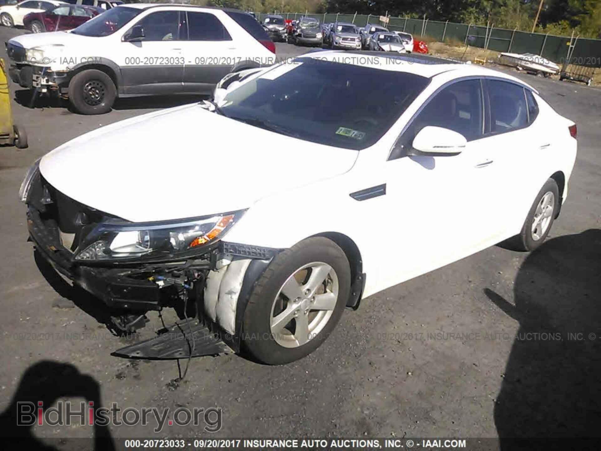 2014 Kia Optima - VIN: KNAGM4A76E5466111 - Фото 2