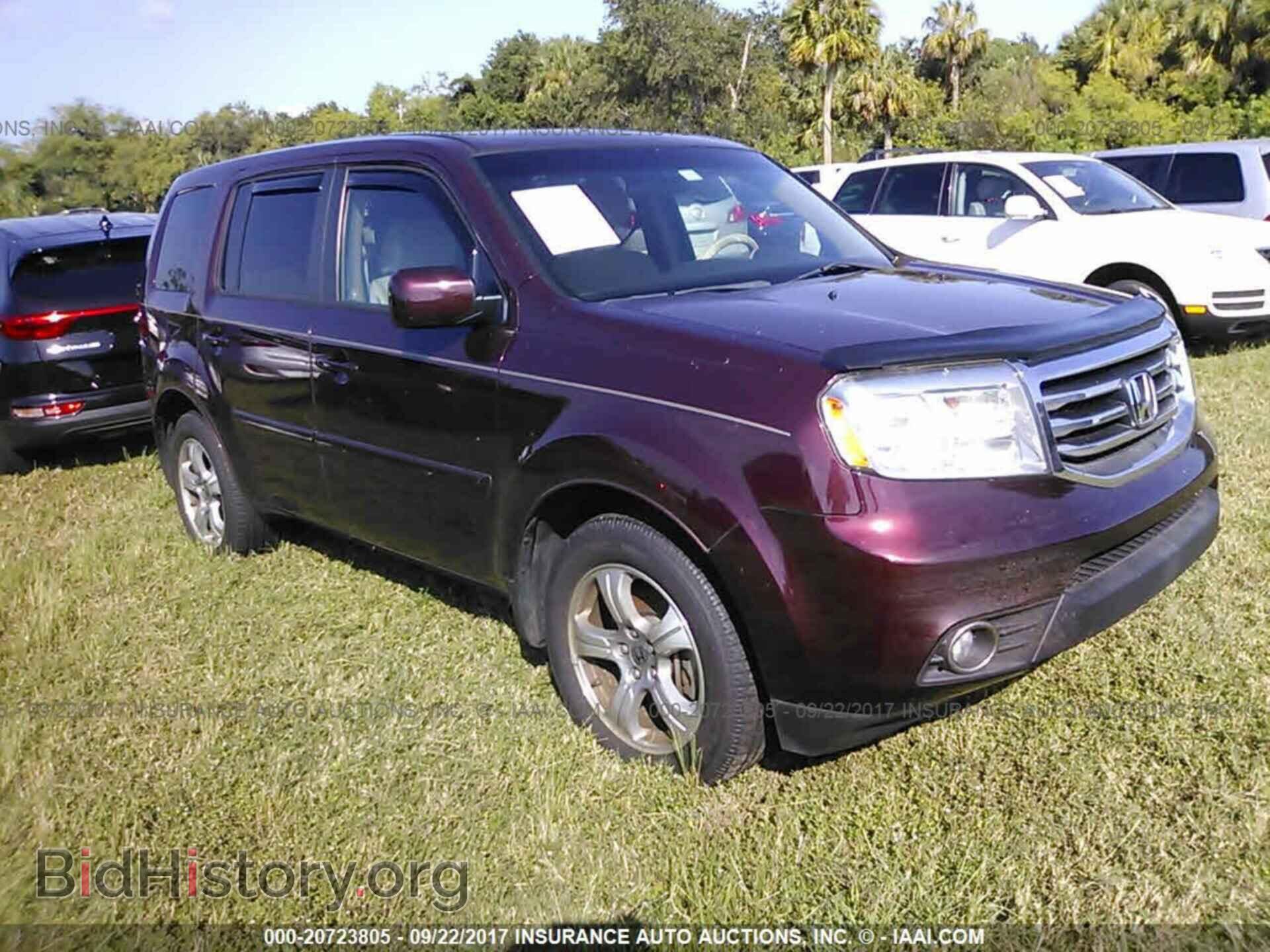 Фотография 5FNYF3H40CB008308 - Honda Pilot 2012