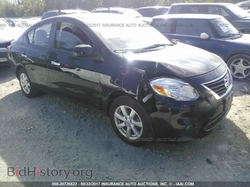 2013 Nissan VERSA (VIN 3N1CN7AP8DL850019) — фото 1 из 10, IAAI, повреждение: правая передняя часть