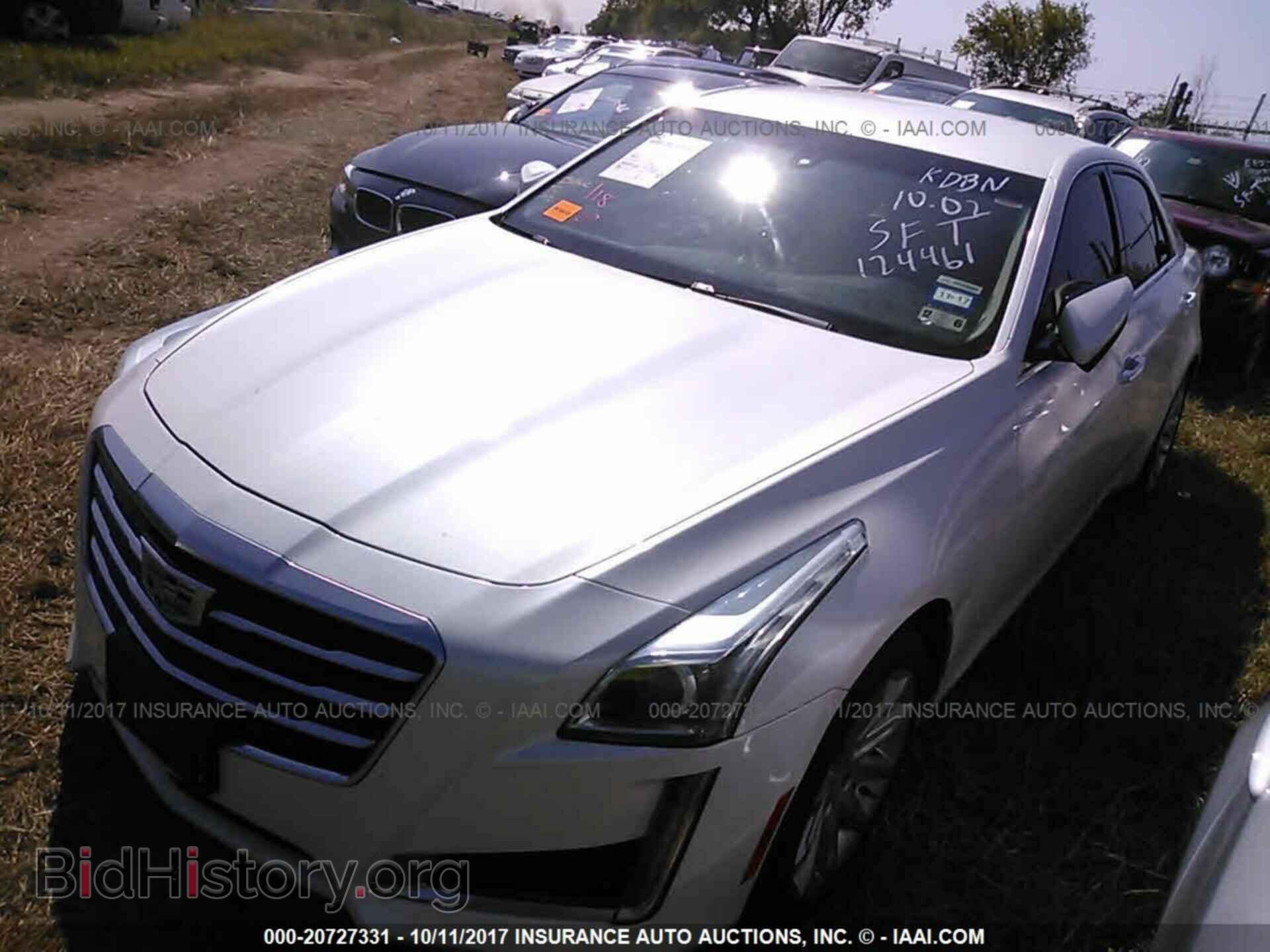 2015 Cadillac Cts - VIN: 1G6AP5SX3F0124461 - Фото 2