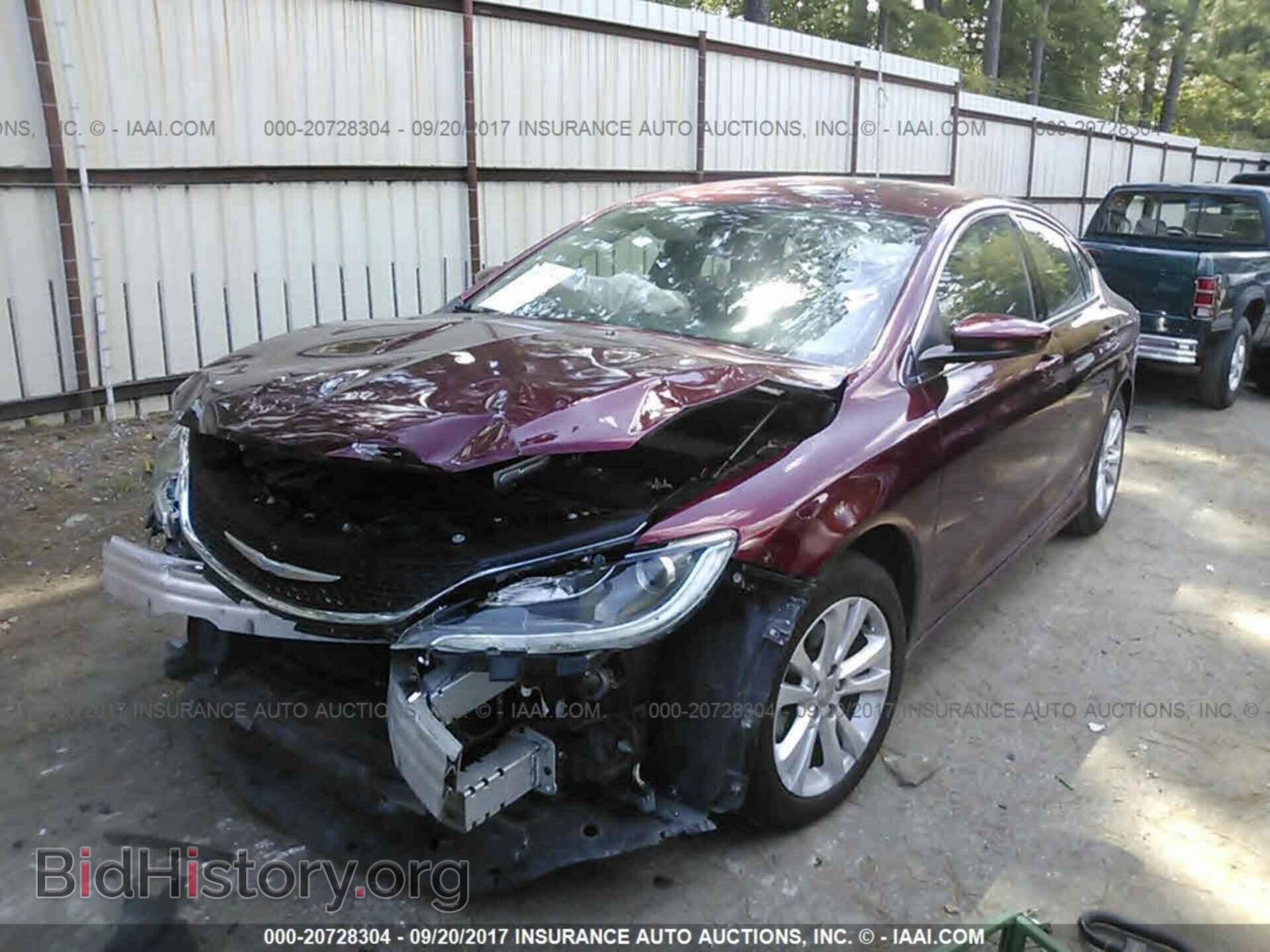 2015 Chrysler 200 - VIN: 1C3CCCAB7FN602402 - Фото 2