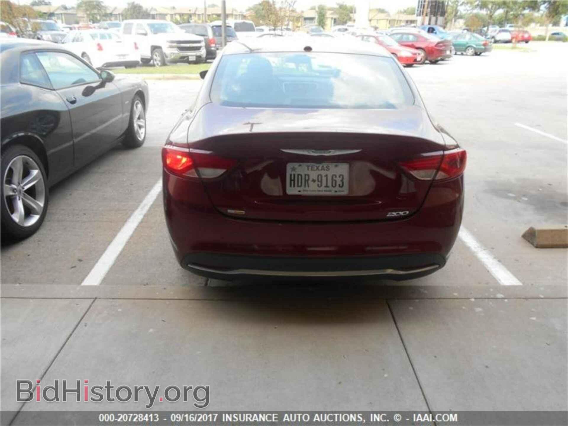 2015 Chrysler 200 - VIN: 1C3CCCAB3FN733844 - Photo 3
