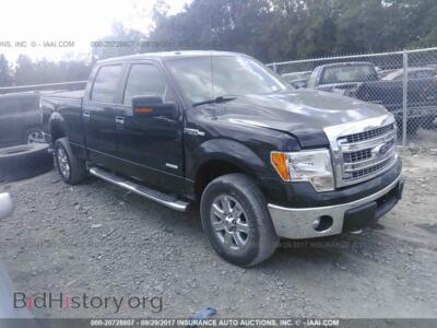 2013 Ford F150, зеленый — VIN 1FTFW1ET4DFD73580, IAAI