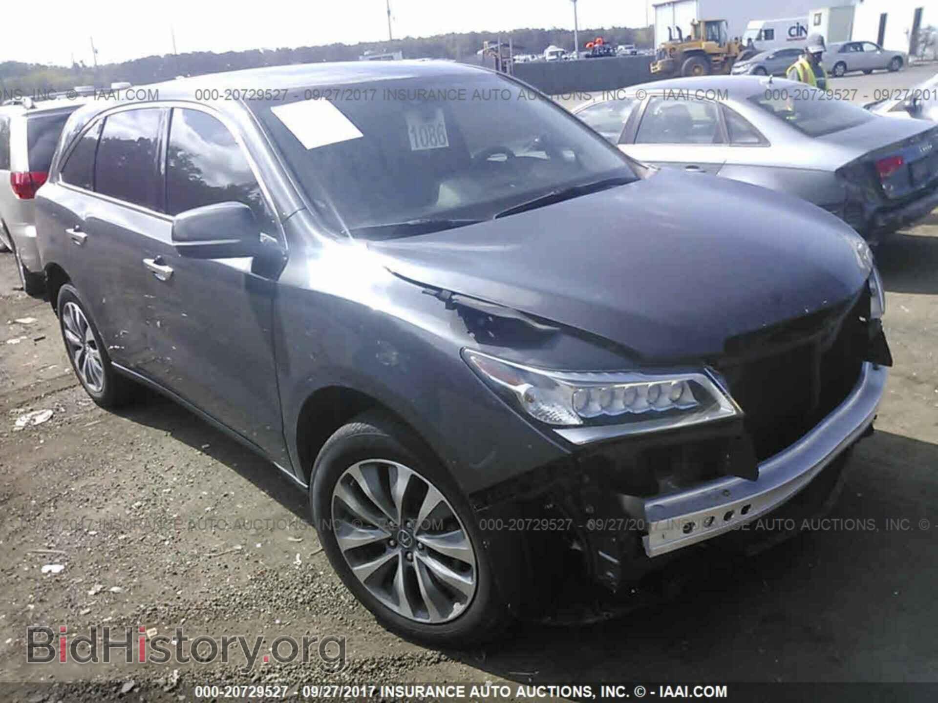 Фотография 5FRYD4H4XEB026974 - Acura Mdx 2014
