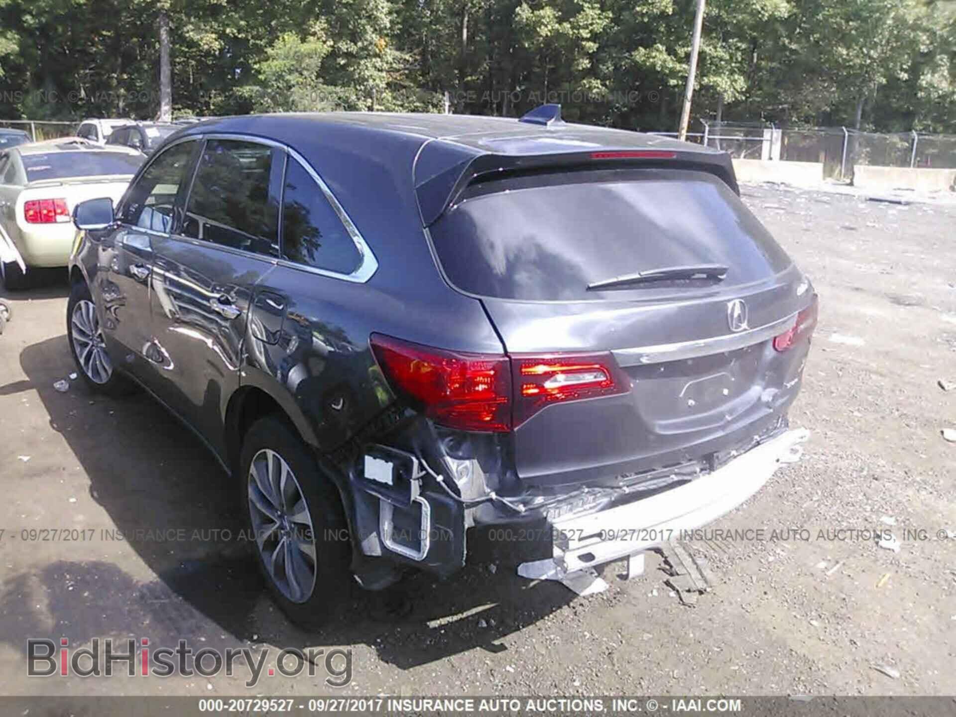 2014 Acura Mdx - VIN: 5FRYD4H4XEB026974 - Фото 3