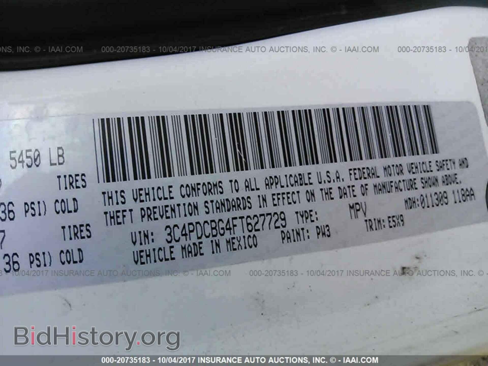 2015 Dodge Journey - VIN: 3C4PDCBG4FT627729 - Photo 9