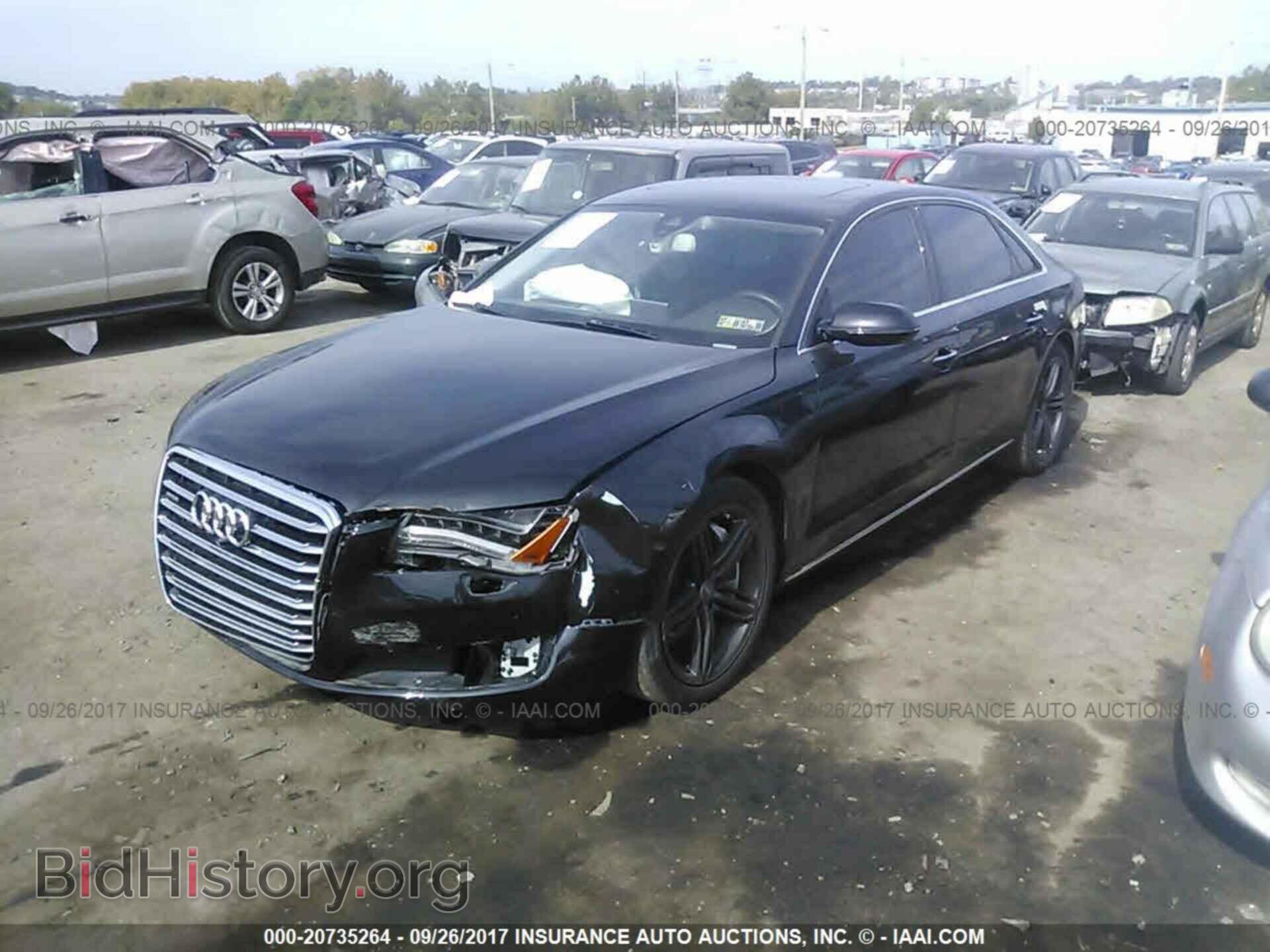 2013 Audi A8 - VIN: WAUR2AFDXDN010753 - Фото 2