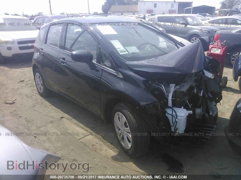2017 Nissan VERSA NOTE (VIN 3N1CE2CP6HL359826) — photo 1 of 10, IAAI, damage: front end