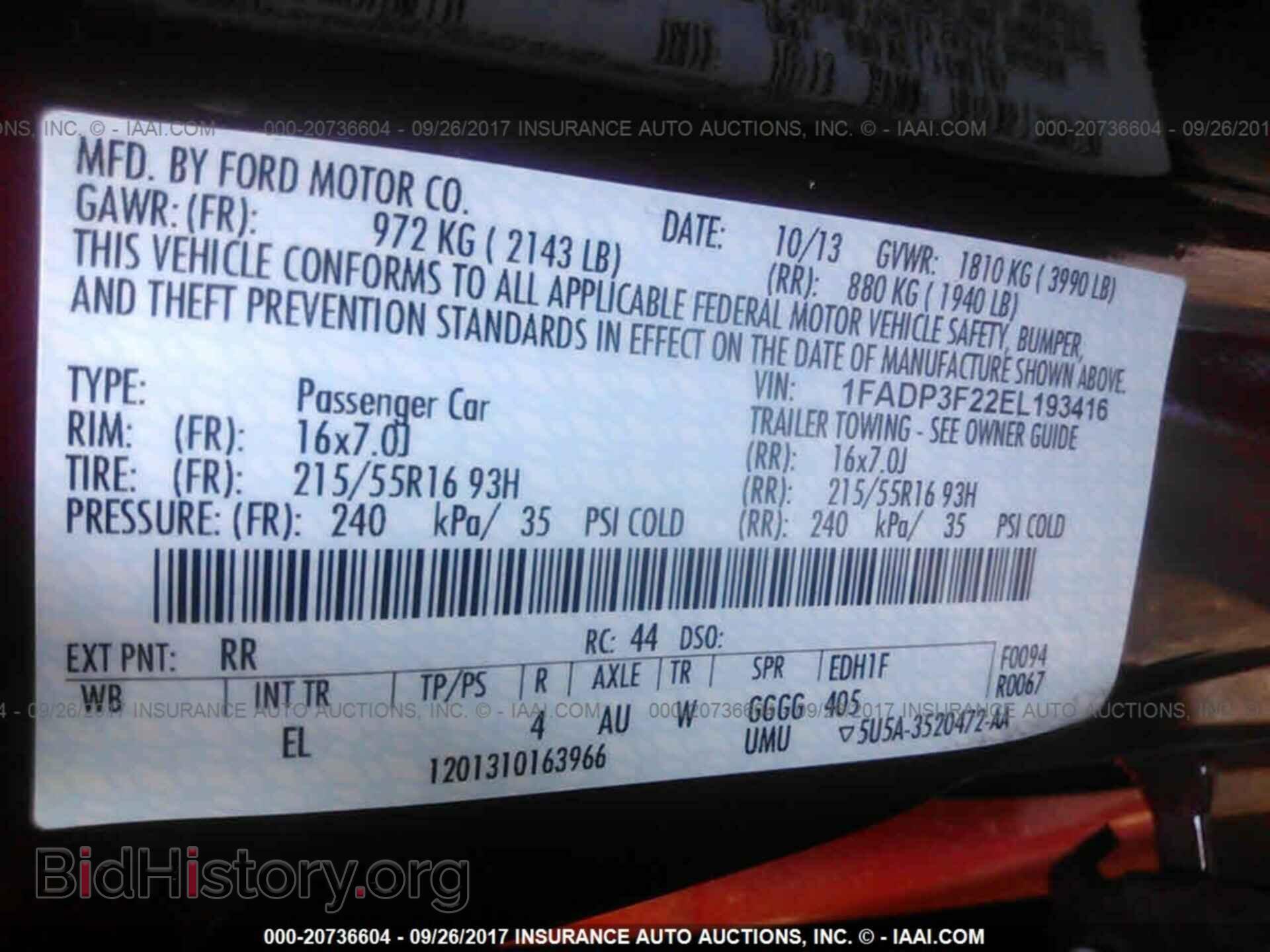 2014 Ford Focus - VIN: 1FADP3F22EL193416 - Photo 9