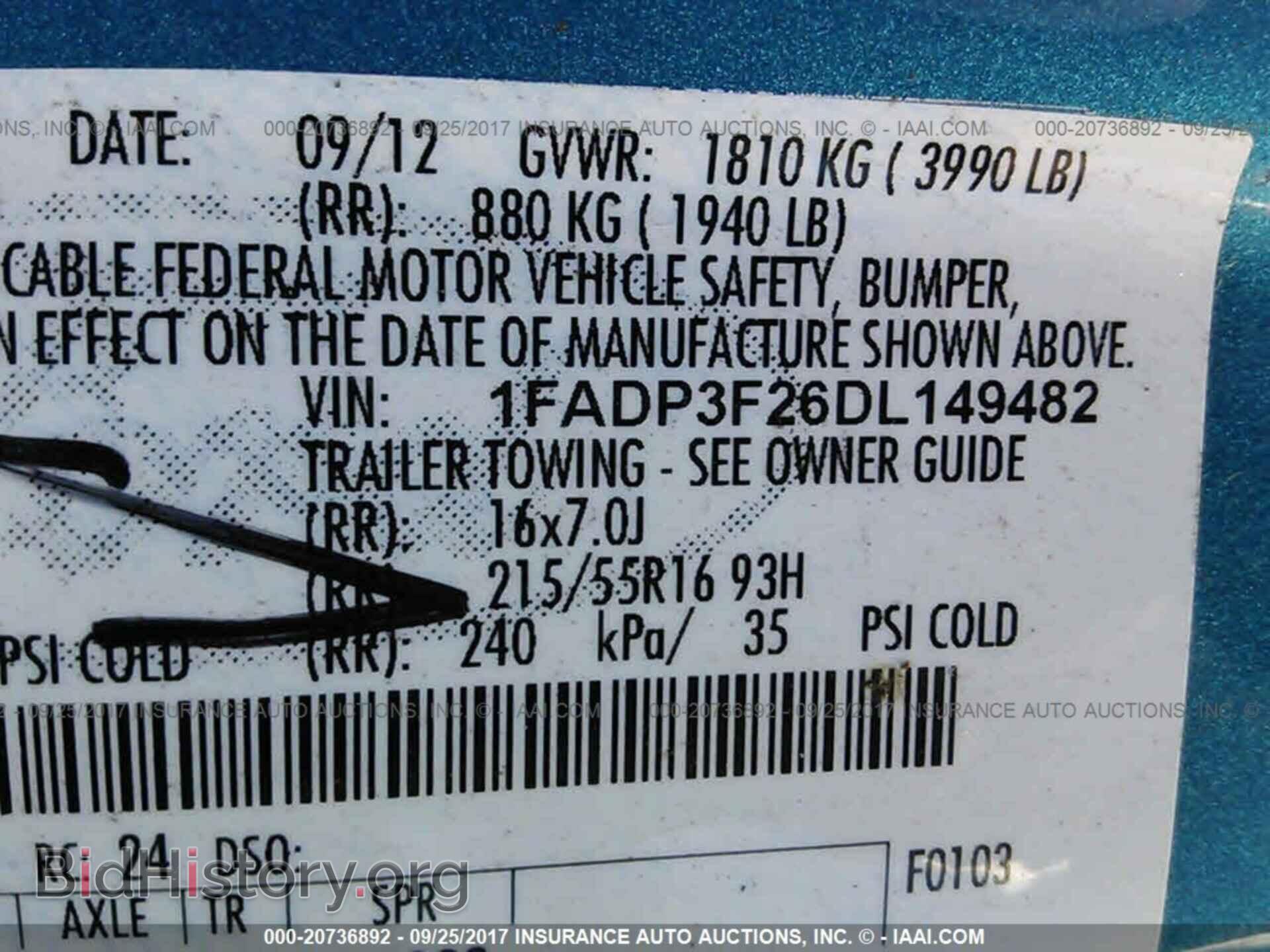 2013 Ford Focus - VIN: 1FADP3F26DL149482 - Photo 9
