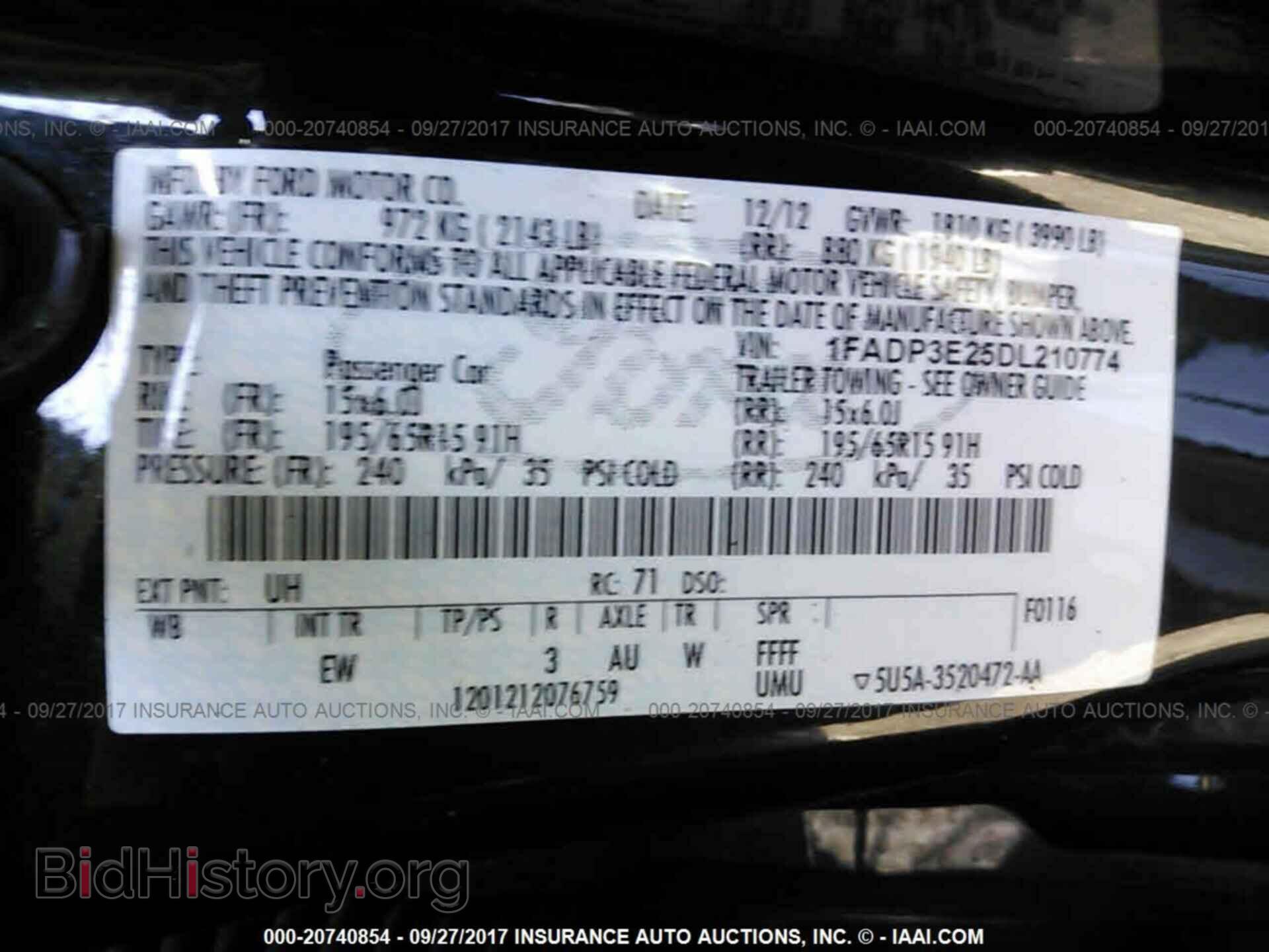 2013 Ford Focus - VIN: 1FADP3E25DL210774 - Photo 9