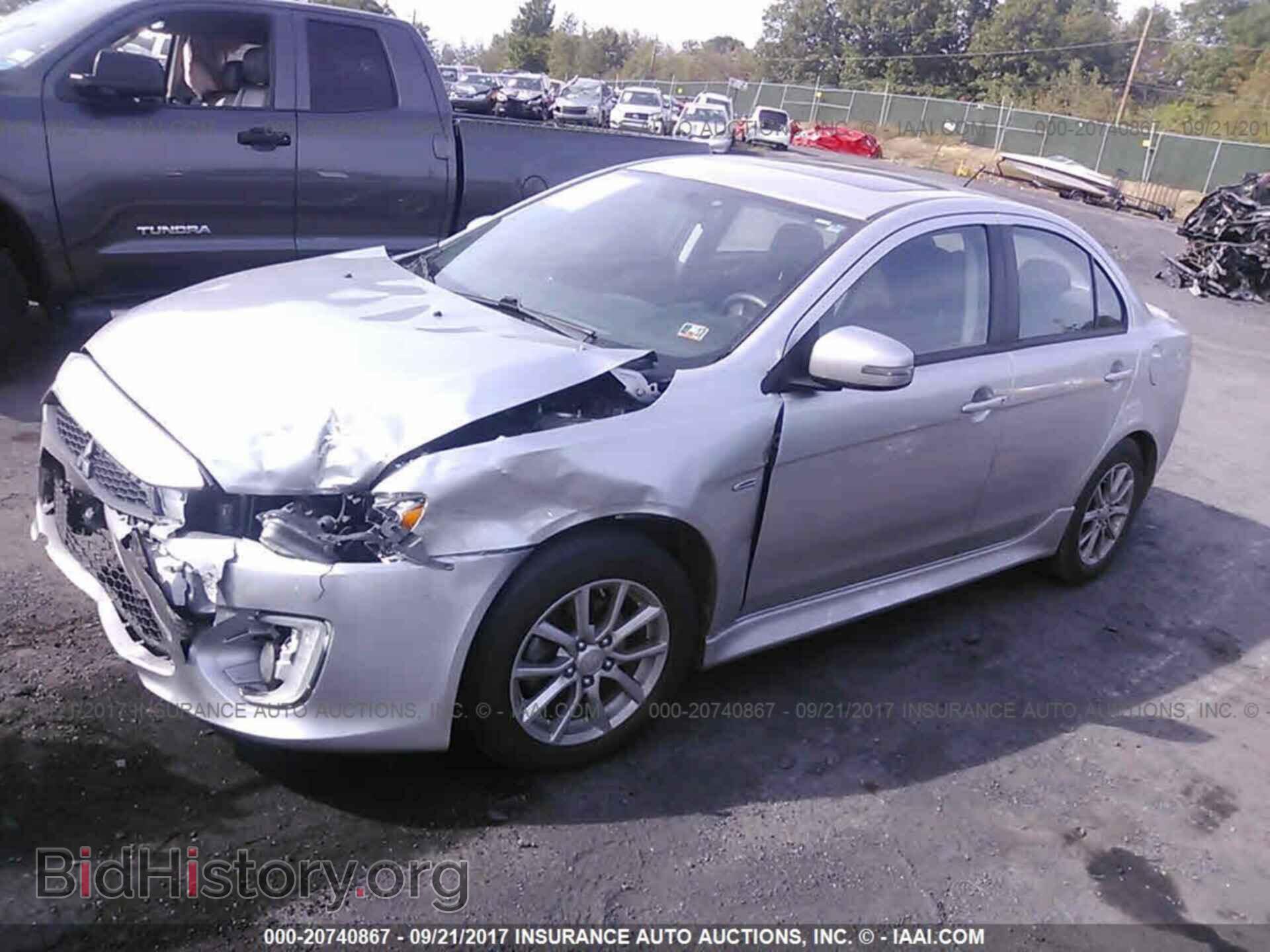 2016 Mitsubishi Lancer - VIN: JA32U2FU3GU011790 - Фото 2