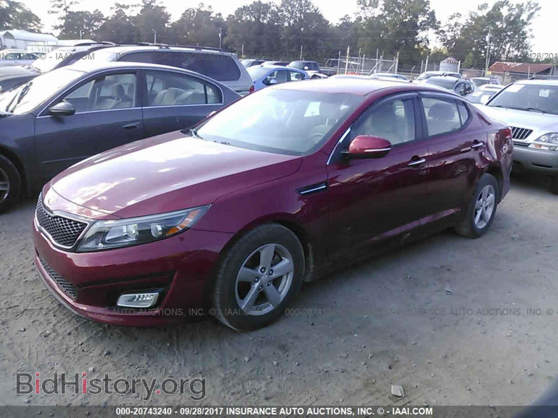 2015 Kia Optima - VIN: 5XXGM4A76FG410945 - Фото 2