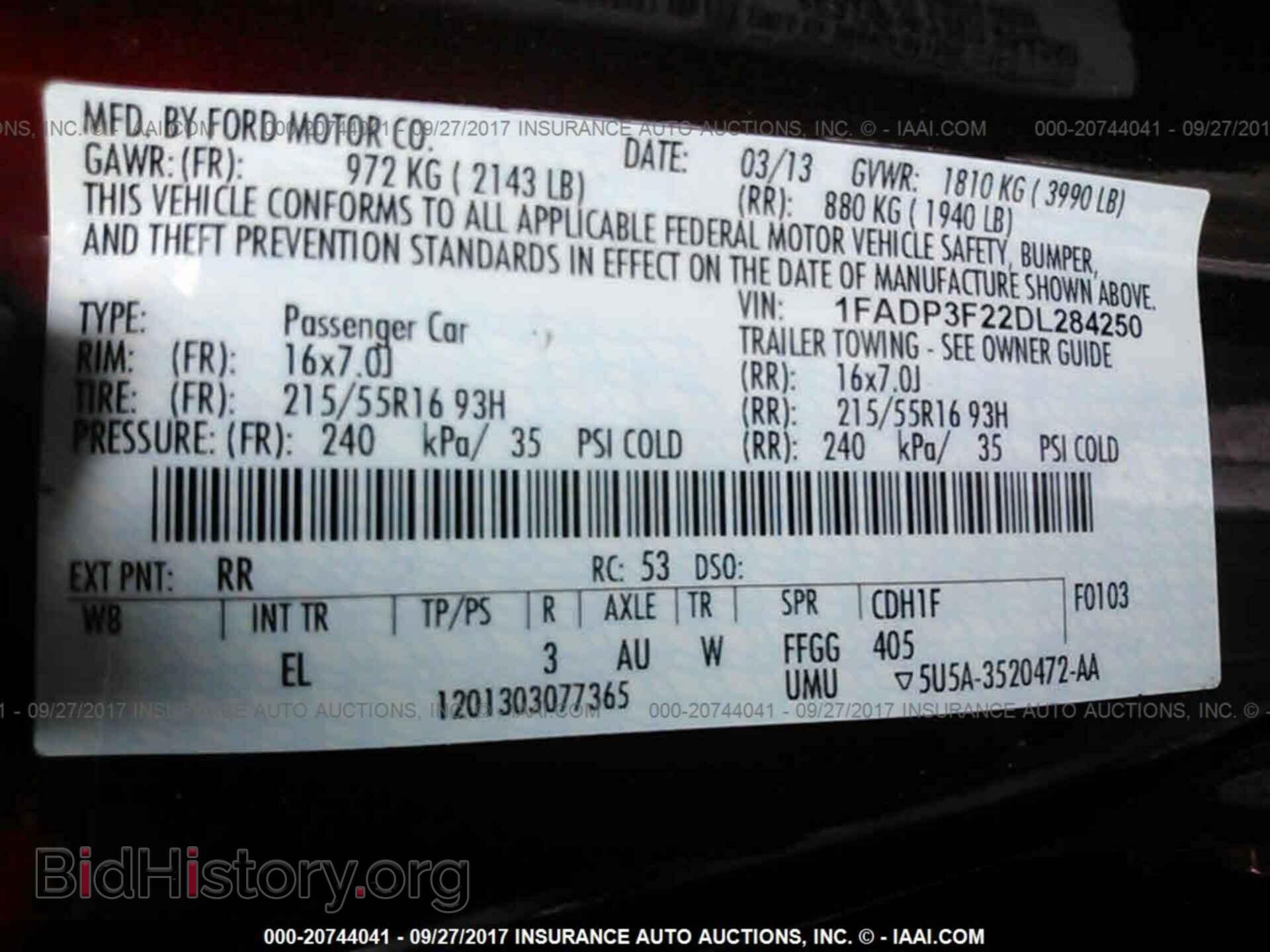 2013 Ford Focus - VIN: 1FADP3F22DL284250 - Фото 9