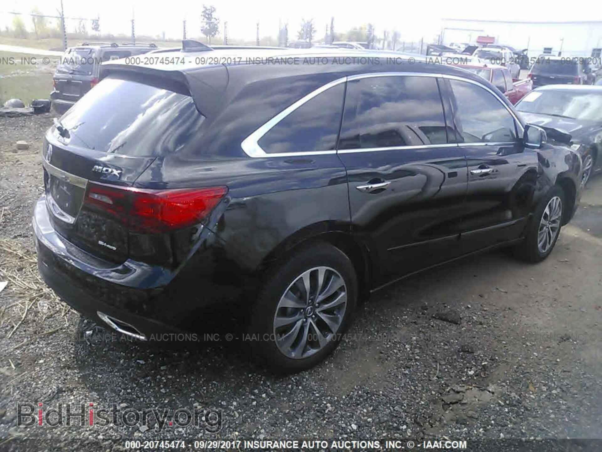 2014 Acura Mdx - VIN: 5FRYD4H41EB002157 - Фото 4