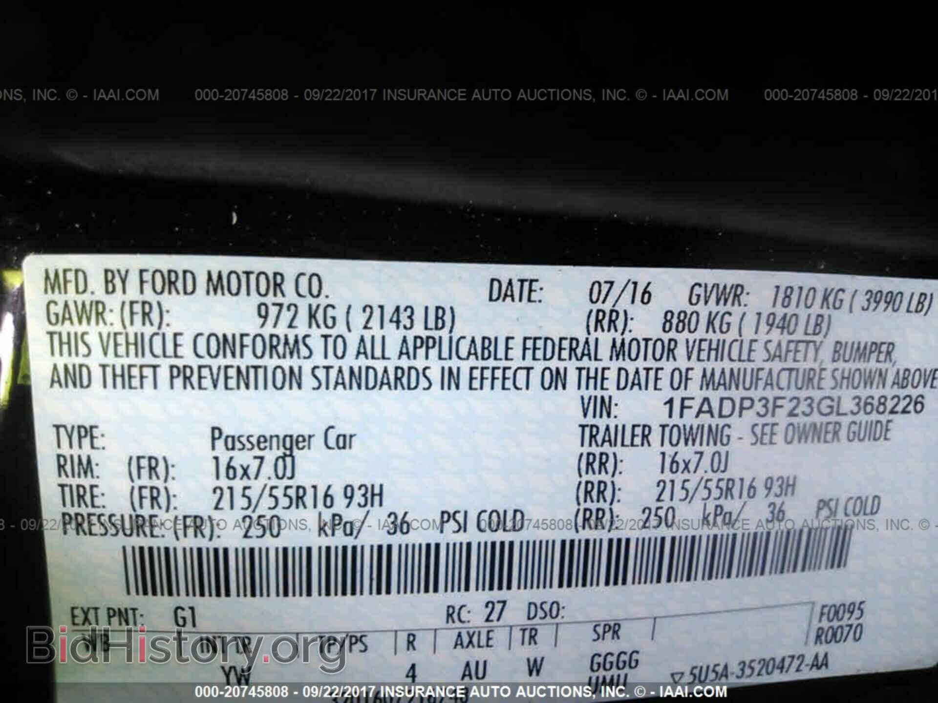 2016 Ford Focus - VIN: 1FADP3F23GL368226 - Photo 9