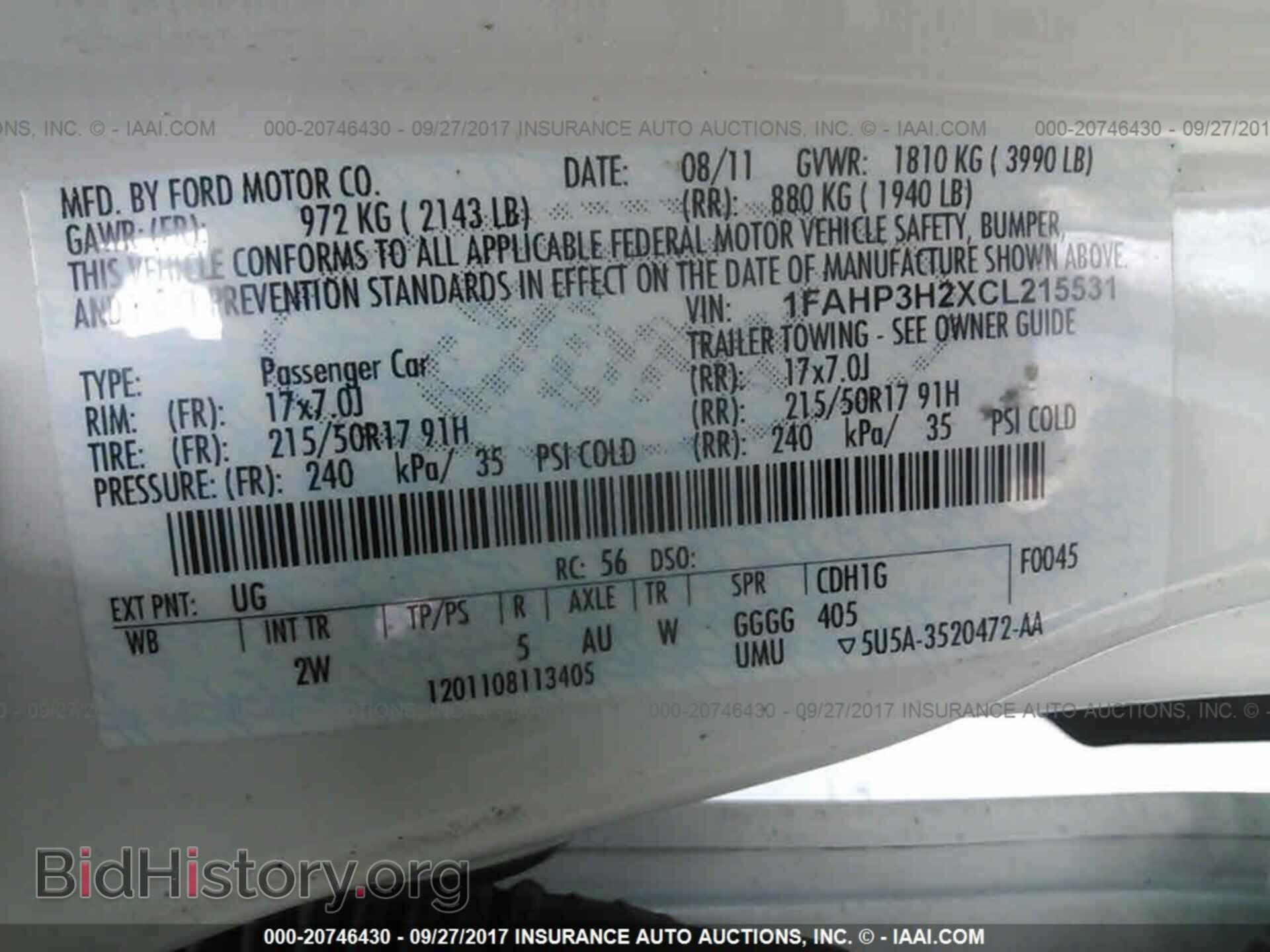 2012 Ford Focus - VIN: 1FAHP3H2XCL215531 - Photo 9
