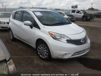 2016 Nissan VERSA NOTE, белый — VIN 3N1CE2CP8GL374293, IAAI