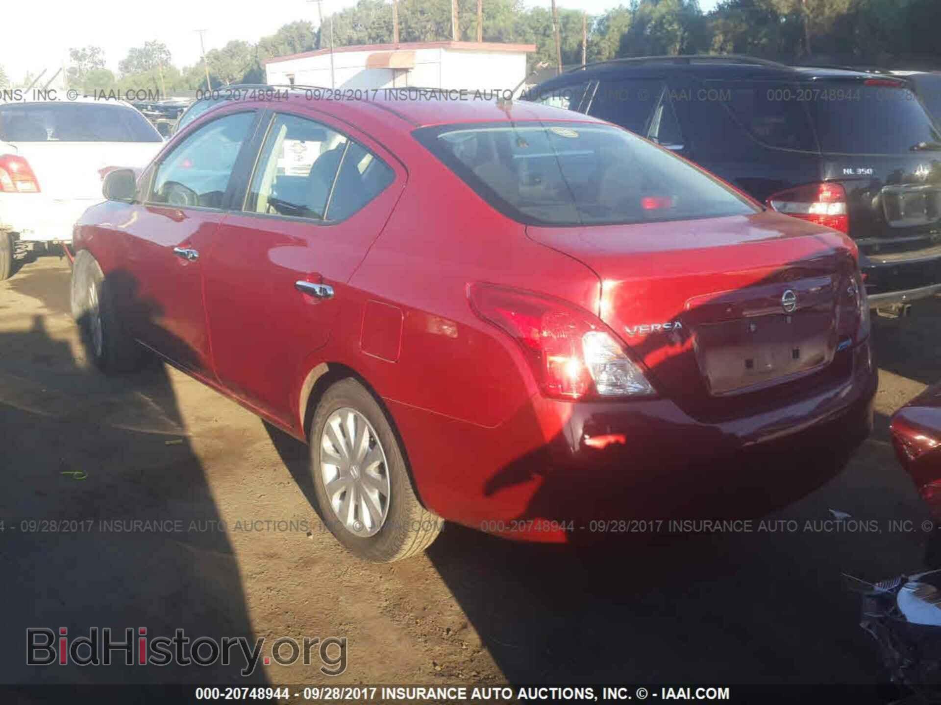 2012 Nissan Versa - VIN: 3N1CN7AP8CL809775 - Фото 3