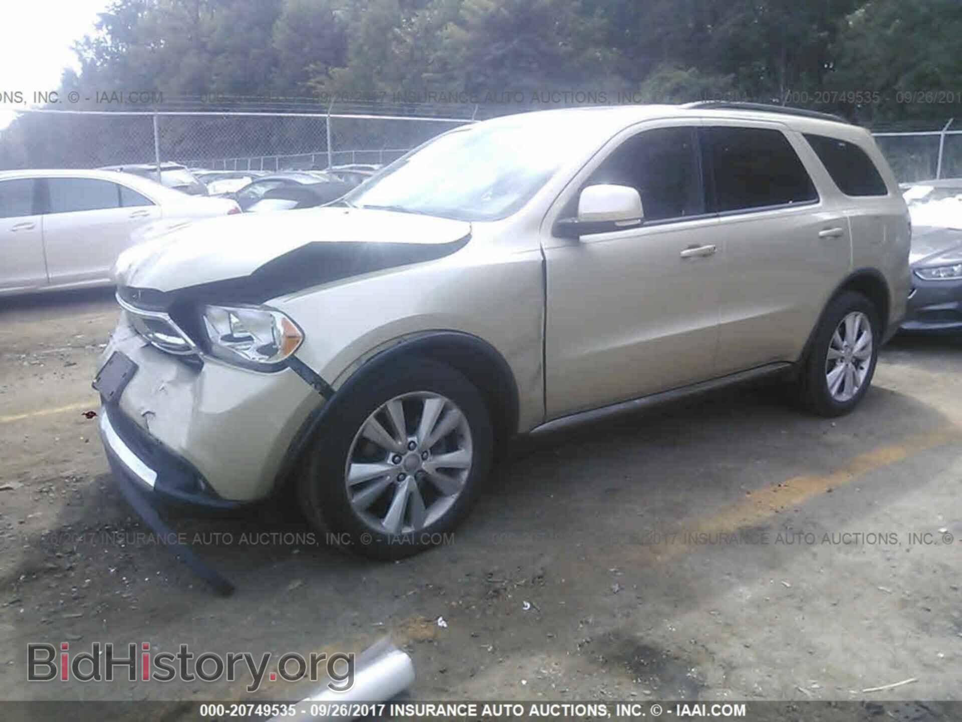 2012 Dodge Durango - VIN: 1C4RDJDG0CC163470 - Photo 2